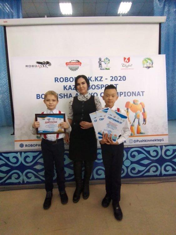 Республикалық Robopark.kz - 2020KazRobosport ашық чемпионатының жеңімпаздары