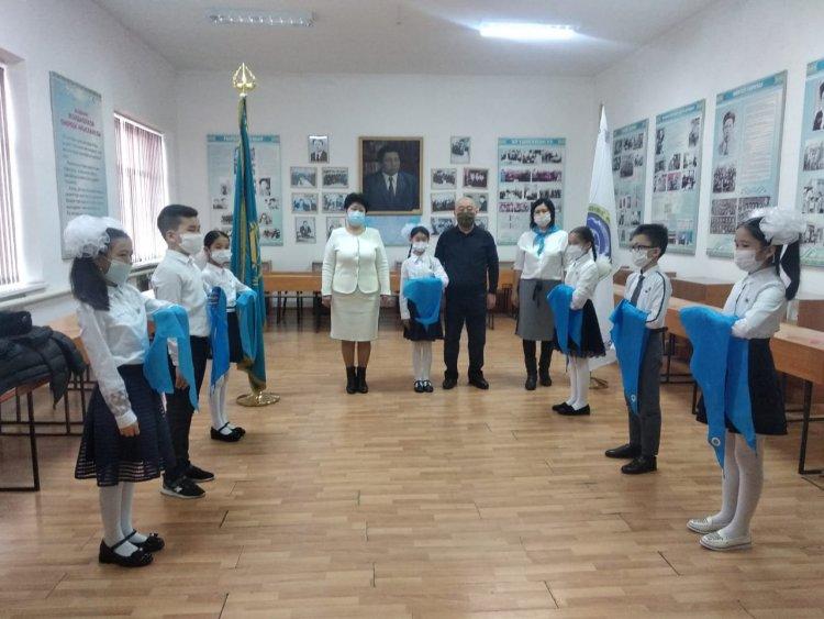 "Жас Ұлан" бірыңғай балалар ұйымына 5 сынып оқушыларын қабылдау іс-шарасы