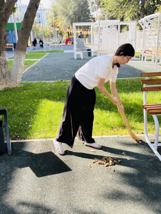 ЛИЦЕЙ АУЛАСЫНДА СЕНБІЛІК  "ТАЗА ҚАЗАҚСТАН" ЖОБАСЫ