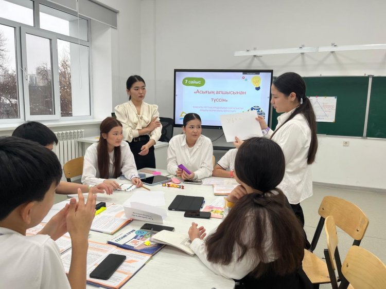 “ҮШБҰРЫШТЫҢ АУДАНЫ”  ТАҚЫРЫБЫНДА АШЫҚ САБАҚ