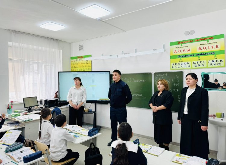 ЖАСӨСПІРІМДЕР АРАСЫНДАҒЫ ҚҰҚЫҚБҰЗУШЫЛЫҚТЫҢ АЛДЫН-АЛУ МАҚСАТЫНДА ПРОФИЛАКТИКАЛЫҚ КЕЗДЕСУ